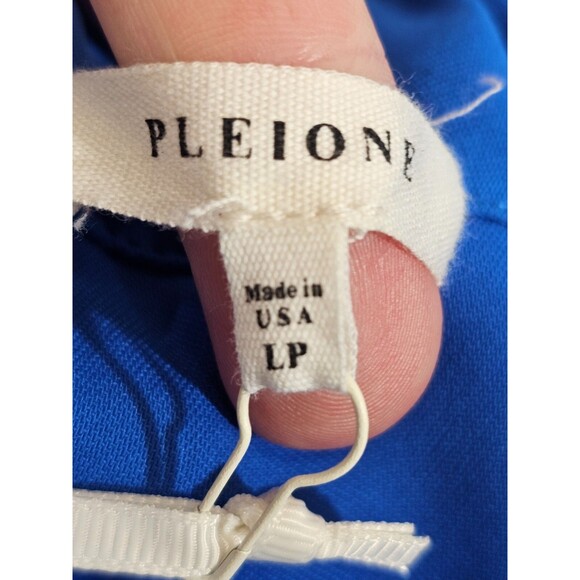 PLEIONE Petite Large Off Shoulder Shift Mini Dress Ruffle Collar Women's NEW NWT - Picture 8 of 10